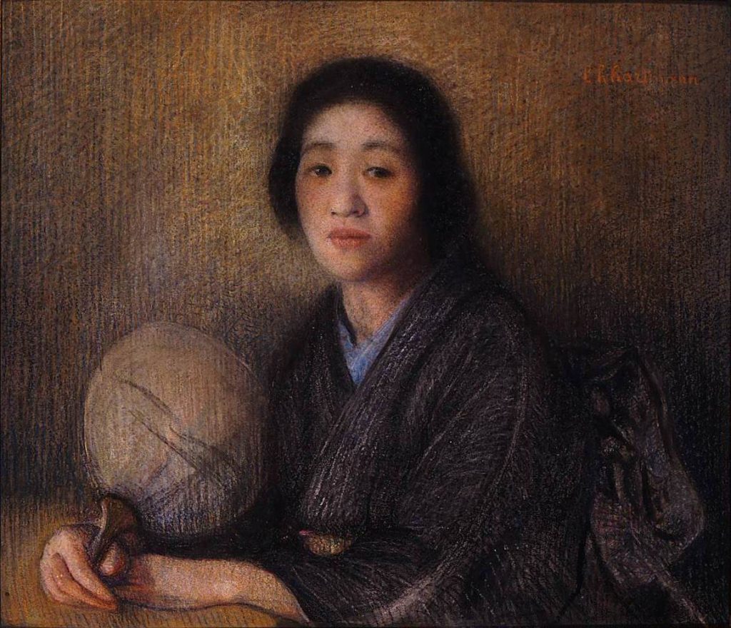 作品画像:朝香宮允子妃肖像(和装)
