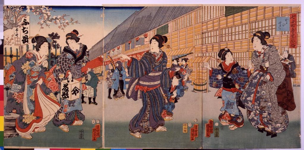 作品画像:七小町吾妻風俗かよひ小まち