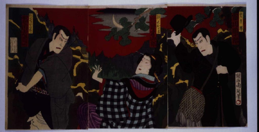 作品画像:芝居絵 嶋鵆月白浪