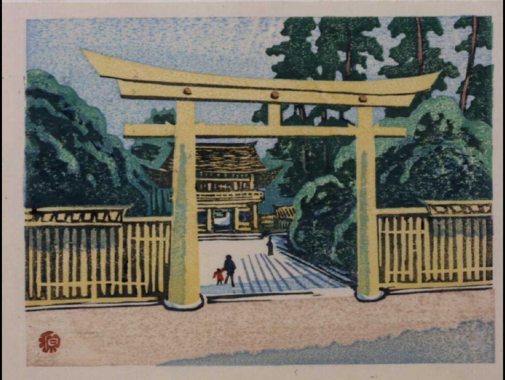作品画像:東京回顧図会 明治神宮