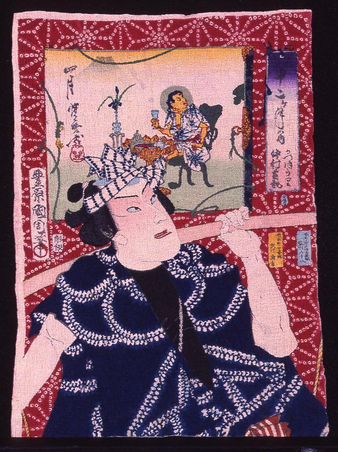 作品画像:見立十二月の内 四月 かつおうり 中村芝翫