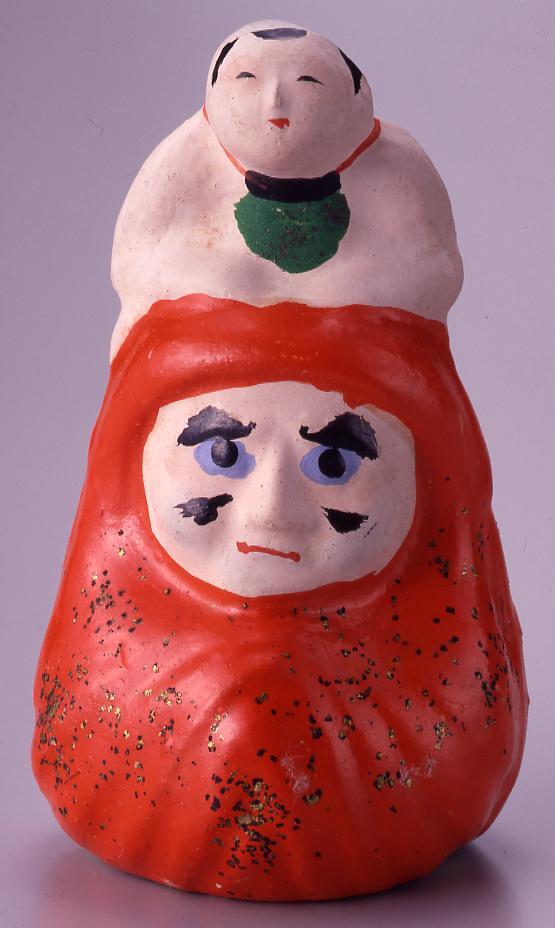 作品画像:今戸人形 金太郎ダルマ