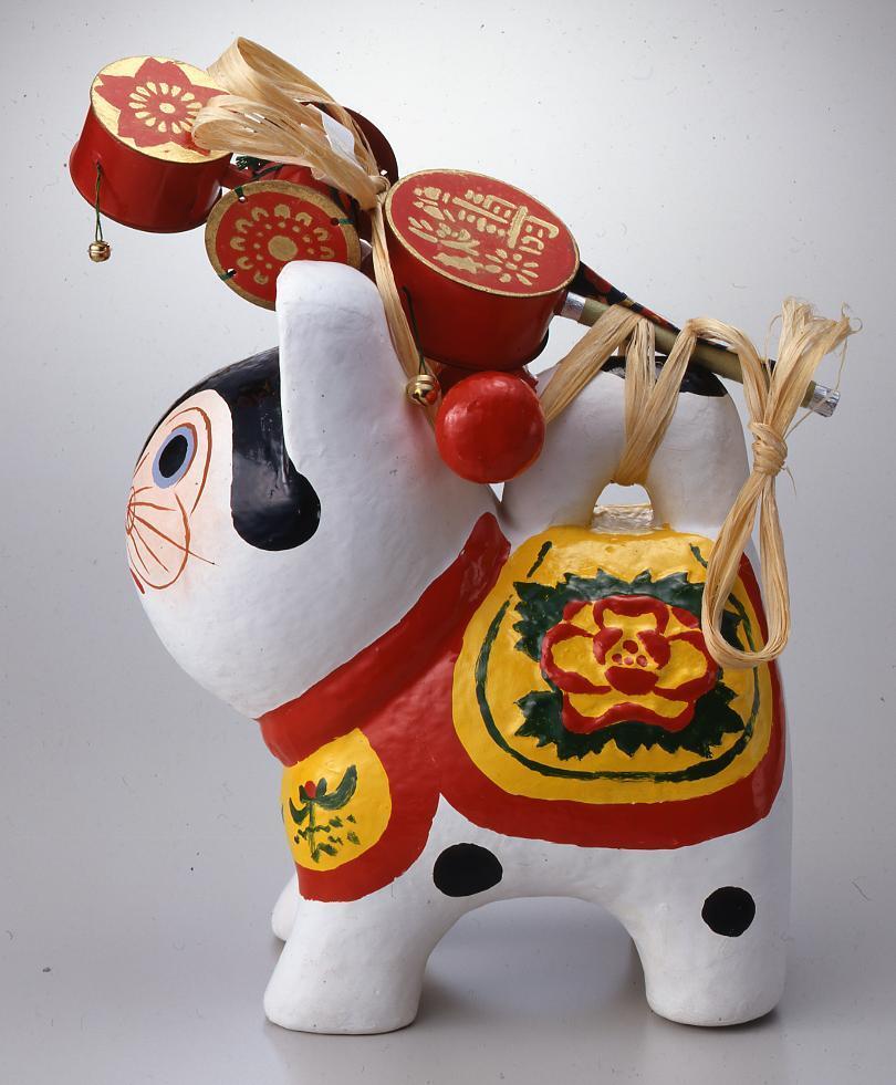 作品画像:犬張子(完成品)牡丹5号