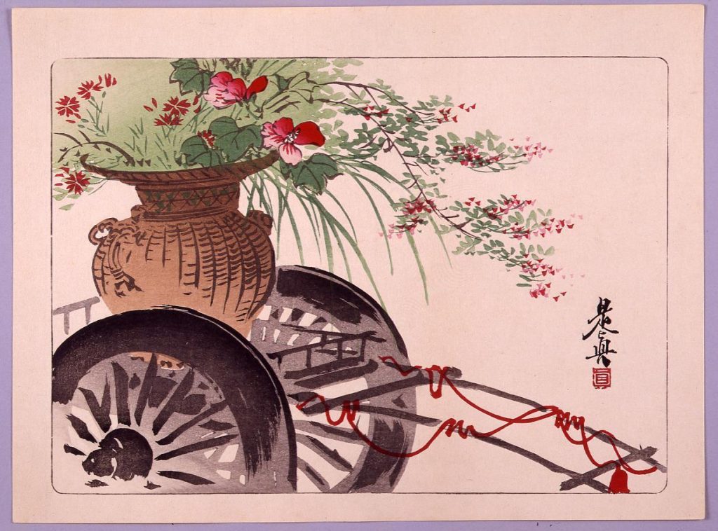 作品画像:花車図