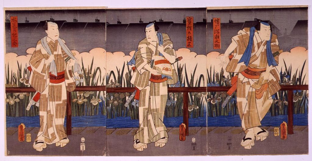 作品画像:花菖蒲五色全盛 水巻乃紀三郎