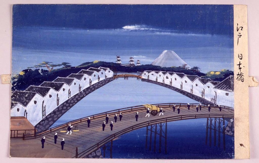 作品画像:泥絵 江戸日本橋