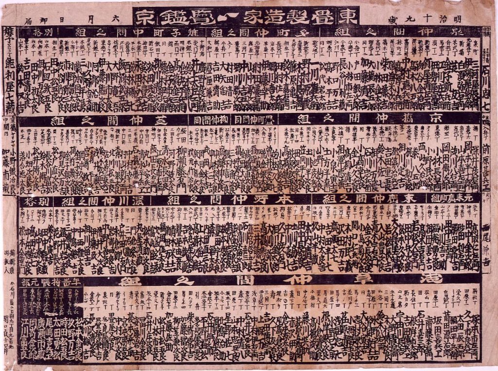 作品画像:東京畳製造家一覧鑑