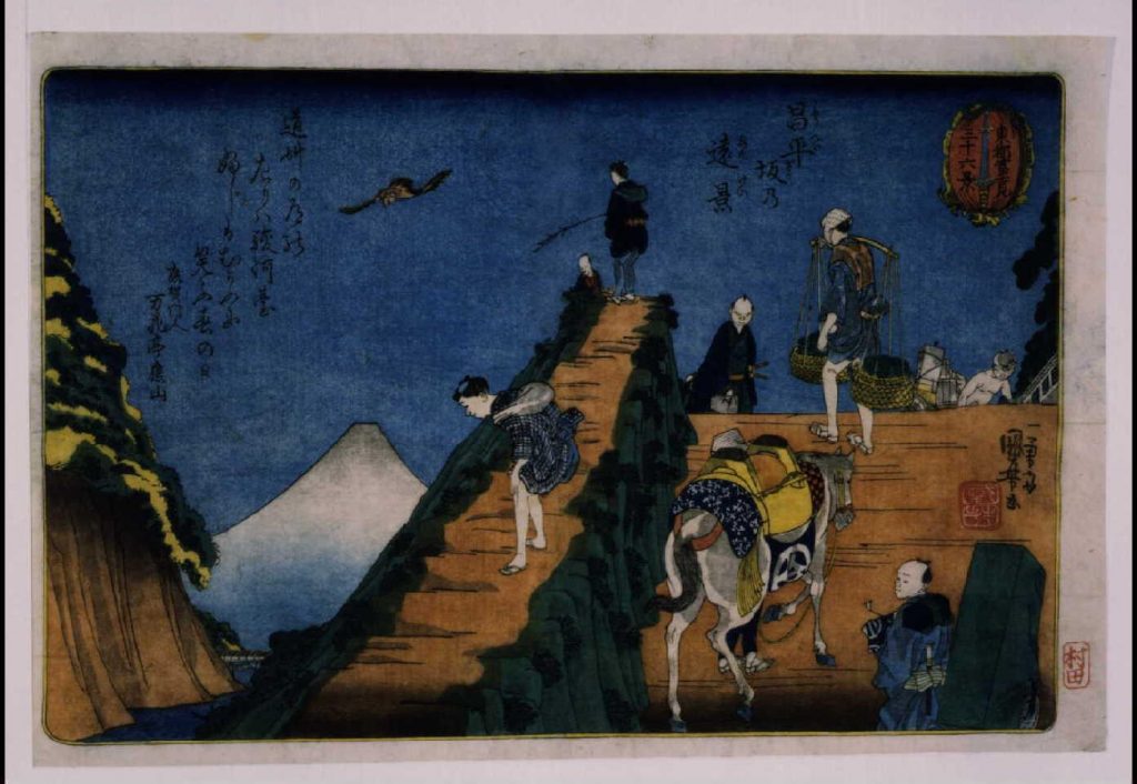 作品画像:東都富士見三十六景 昌平坂の遠景