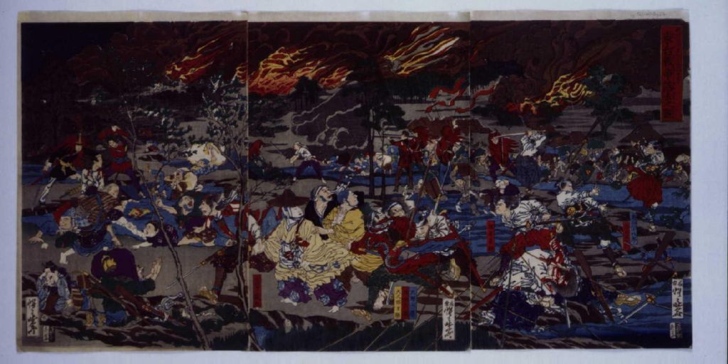 作品画像:東台戦争落去之図