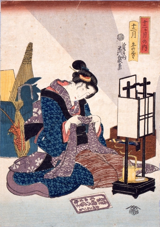 作品画像:十二ヶ月の内 十二月 年の暮