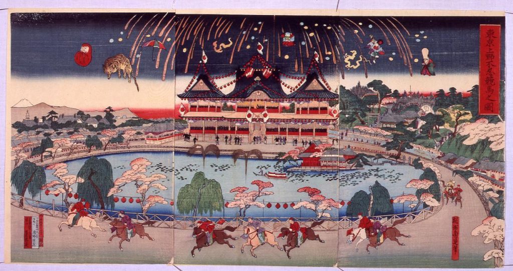 作品画像:東京上野不忍競馬之図