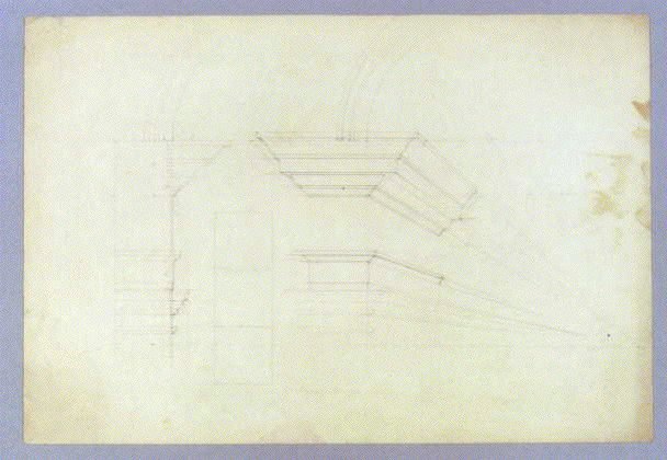 作品画像:図面習作 透視図(柱頭)