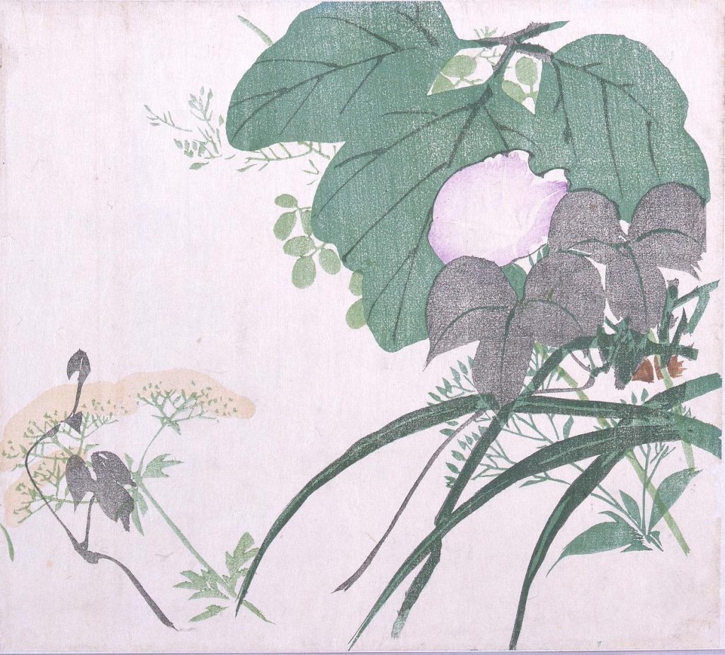 作品画像:多色刷 秋草