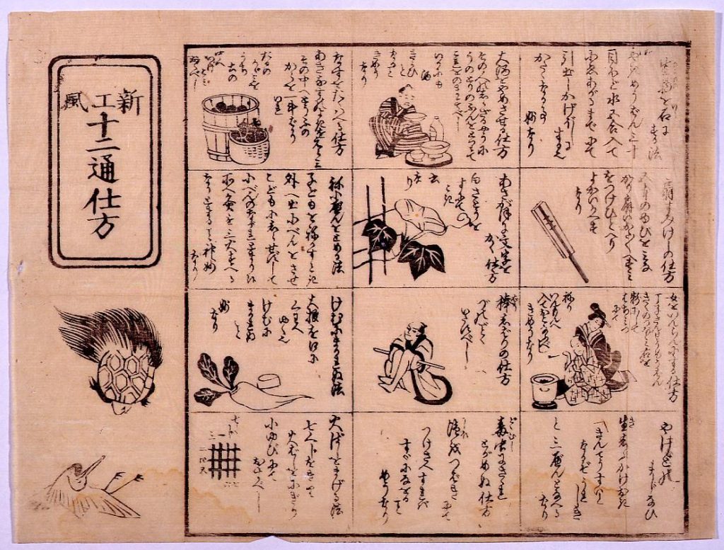 作品画像:新工夫 十二通仕方