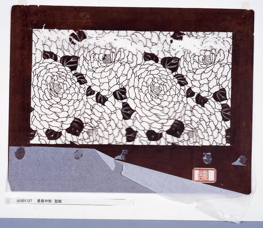 作品画像:長板中形 型紙