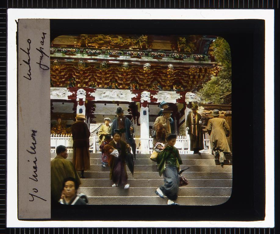 作品画像:日光 東照宮陽明門(幻燈原板)