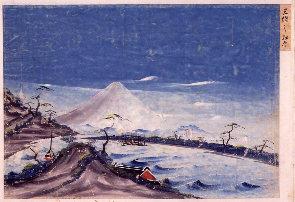 作品画像:泥絵 三保之松原