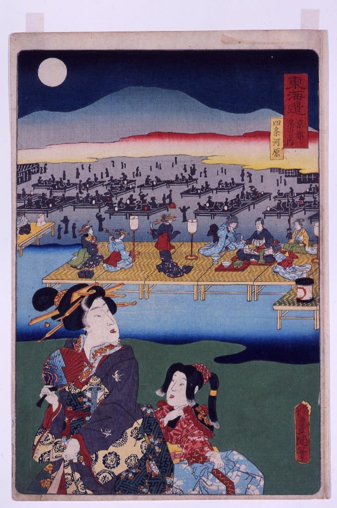 作品画像:東海道京都名所之内 四条河原