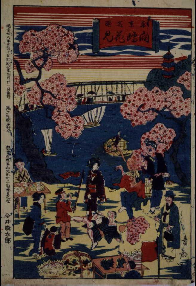 東京名所 向島花見