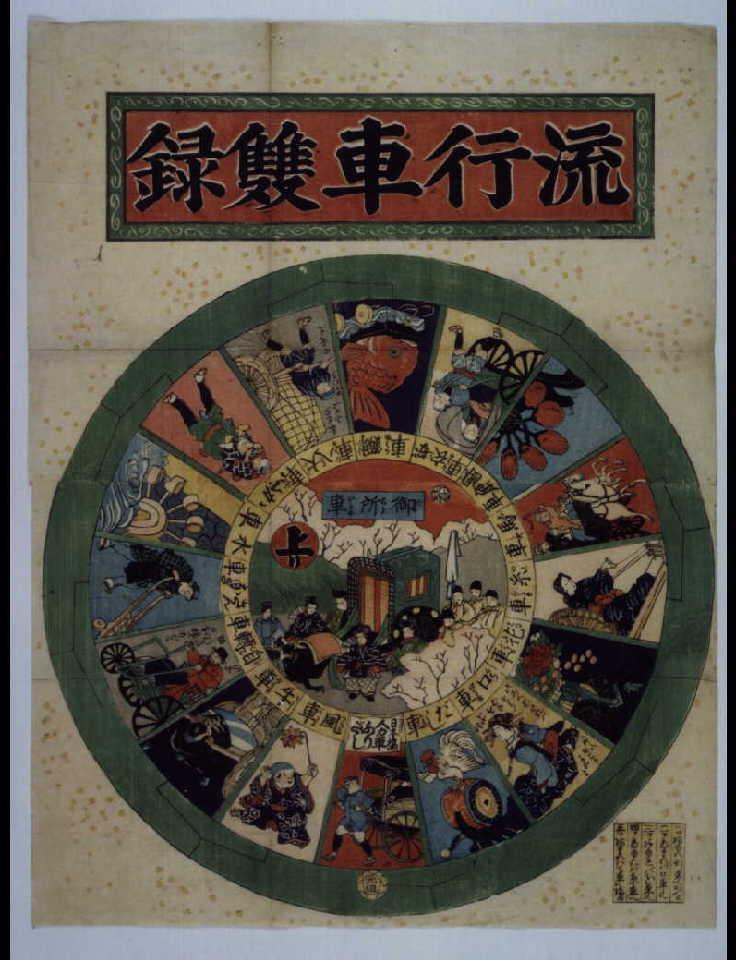 作品画像:流行車双六