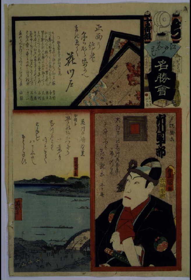 作品画像:江戸の花名勝会 ち 十番組