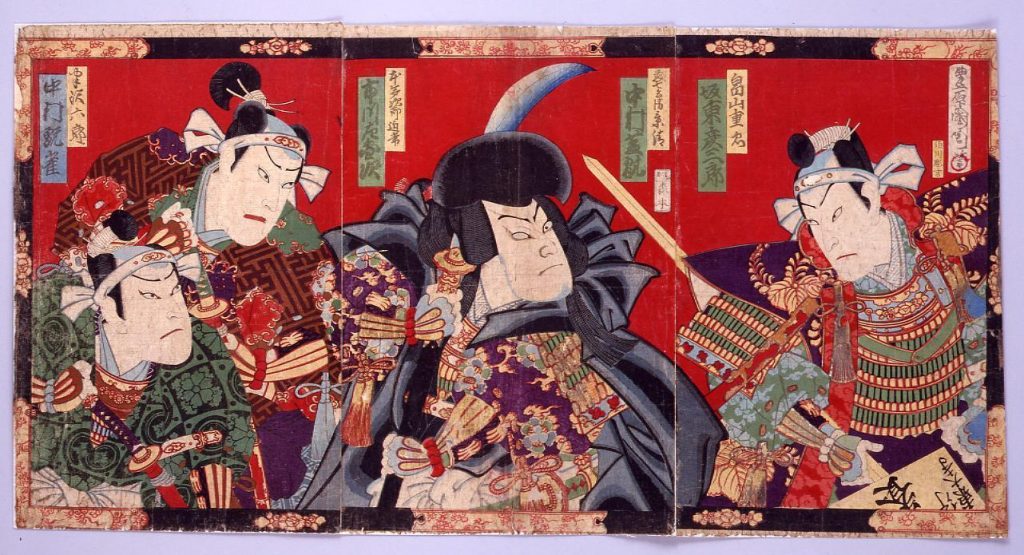 作品画像:芝居絵(畠山重忠)