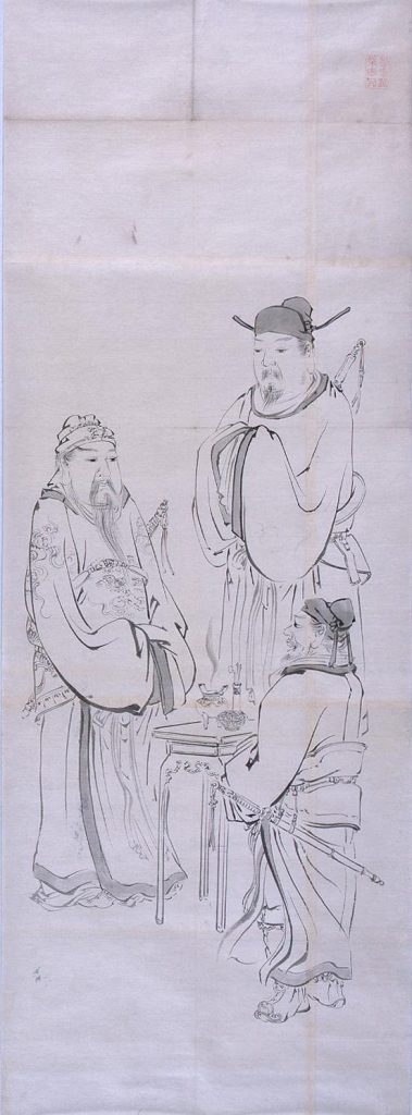 作品画像:粉本 三国志「桃園の誓」
