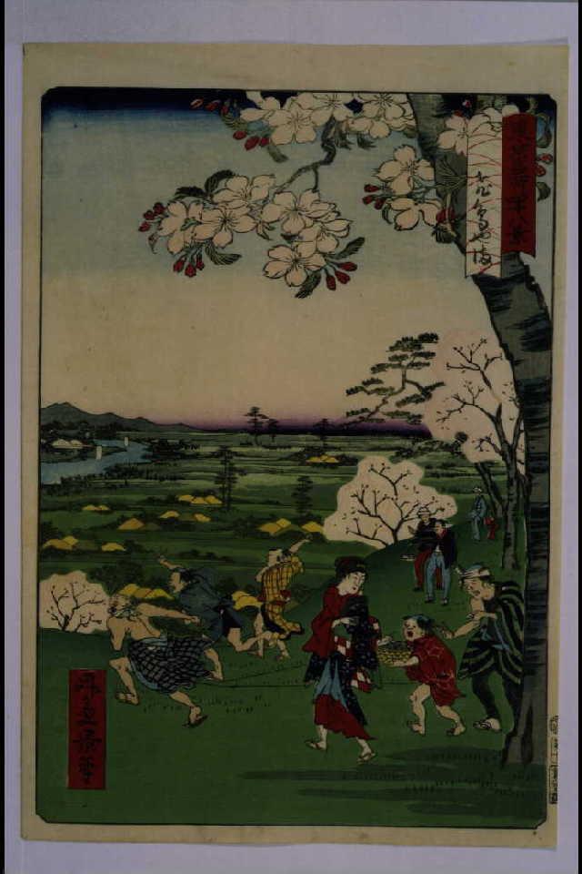 作品画像:東京名所四十八景 飛鳥やま