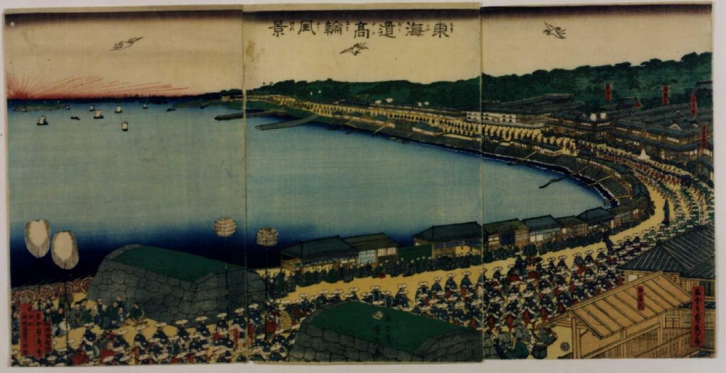 作品画像:東海道高輪風景