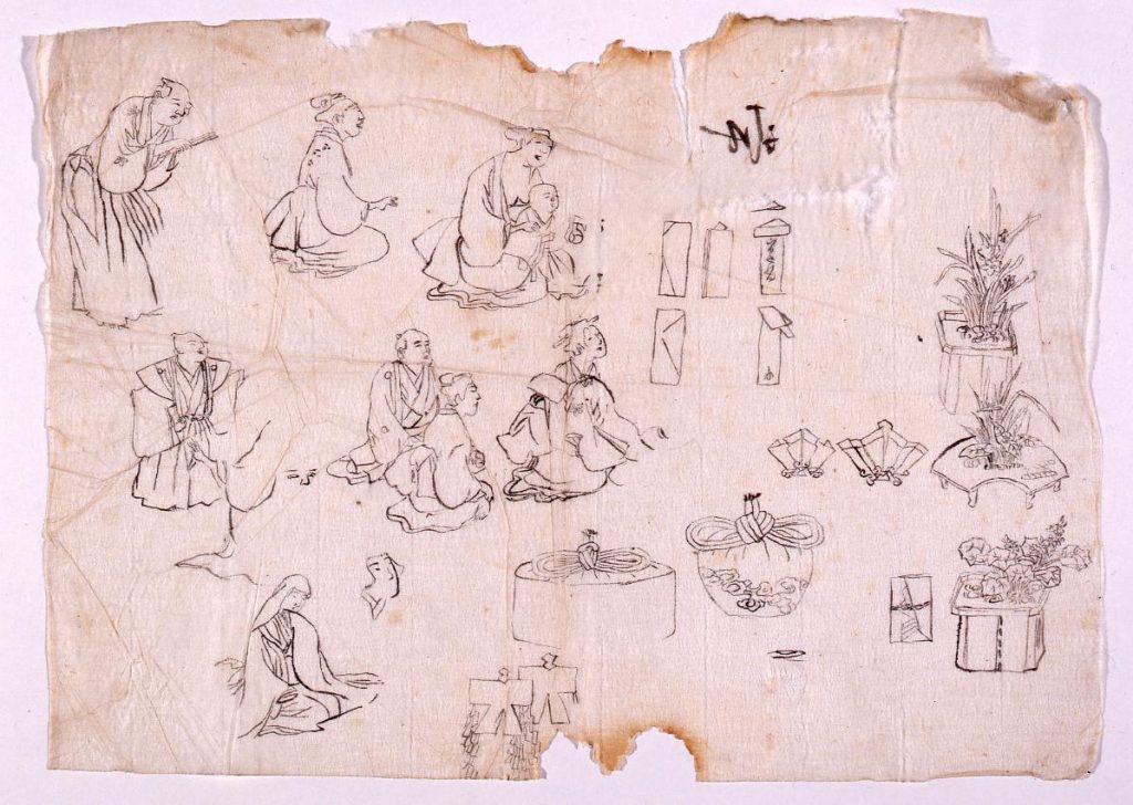 作品画像:図案 祝言図