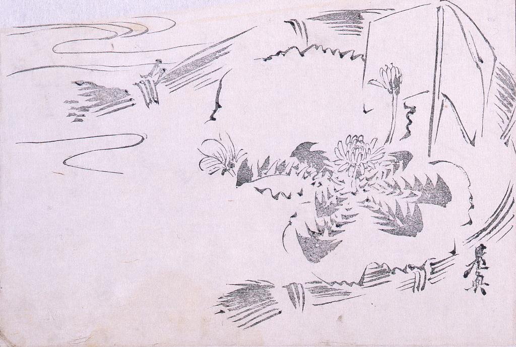 作品画像:墨版 蒲公英