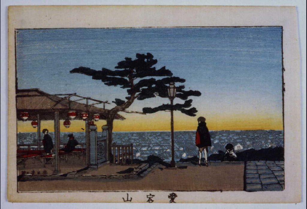 作品画像:東京真画名所図解 愛宕山