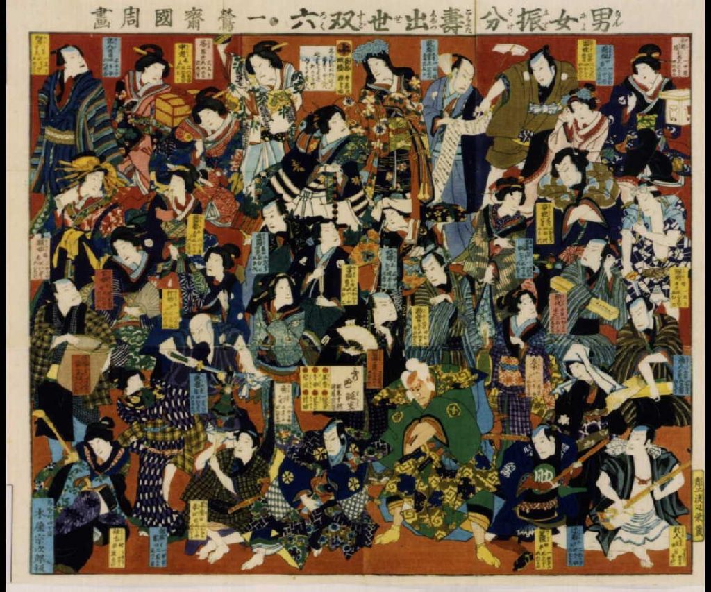 作品画像:男女振分 寿出世双六