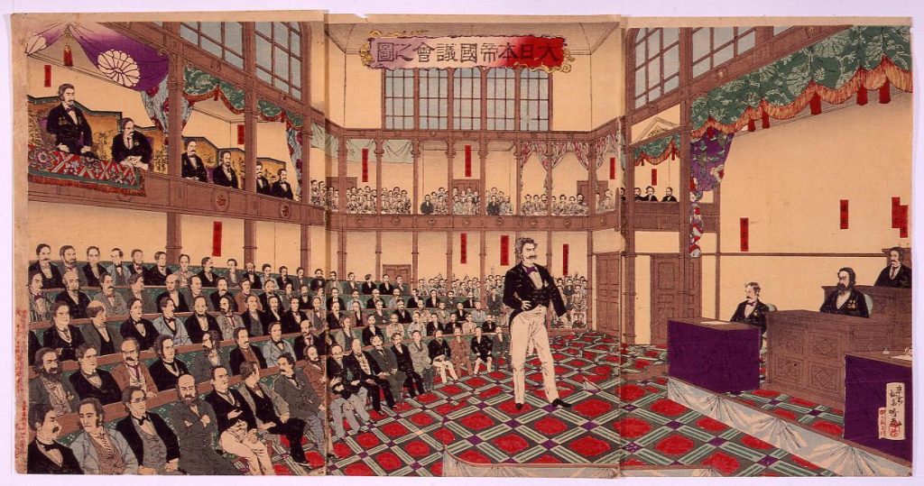 作品画像:大日本帝国議会之図