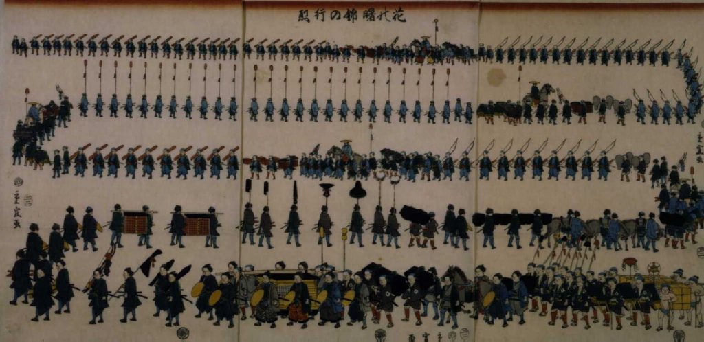 作品画像:花の曙錦の行烈