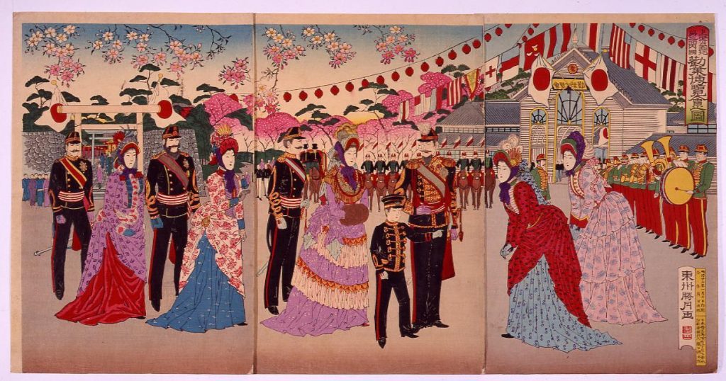 作品画像:上野公園地第三回内国勧業博覧会之図