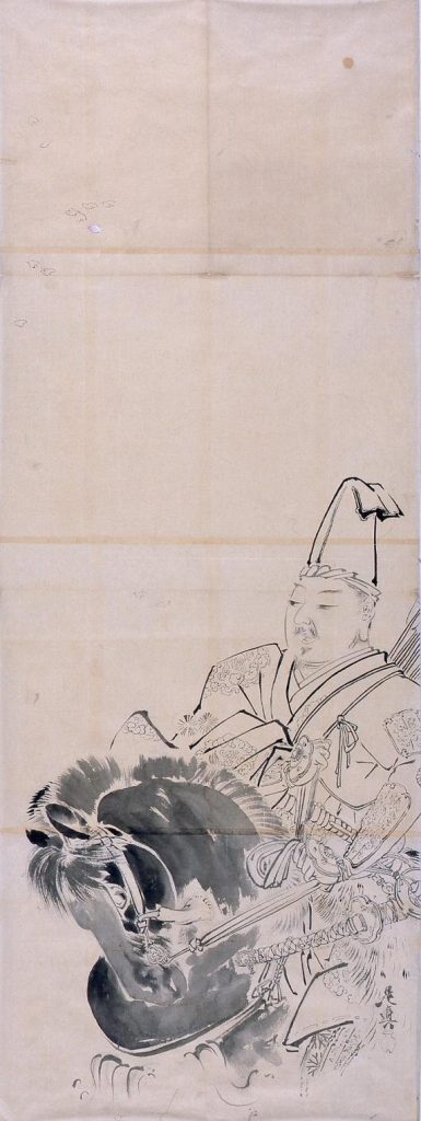 作品画像:粉本 源義家 名古曽の関