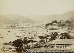 作品画像:長崎の下町と外国人居留区