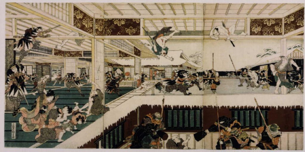 作品画像:忠臣蔵討入之図