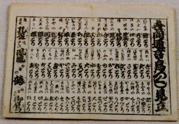 世間通言鳥づくし見立