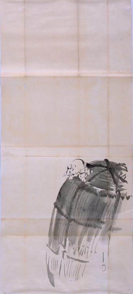 作品画像:粉本 大俵に鼠