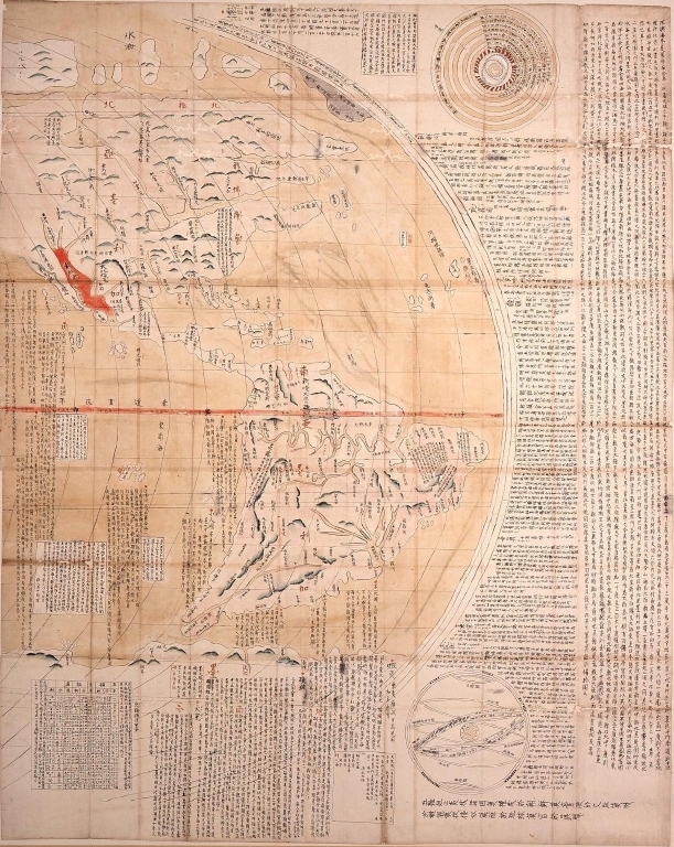 作品画像:万国全図(坤與万国全図)