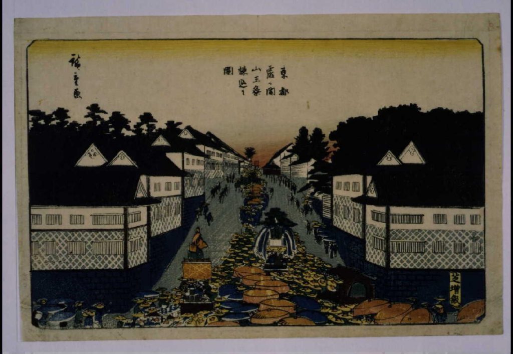 作品画像:東都霞が関 山王祭練込之図
