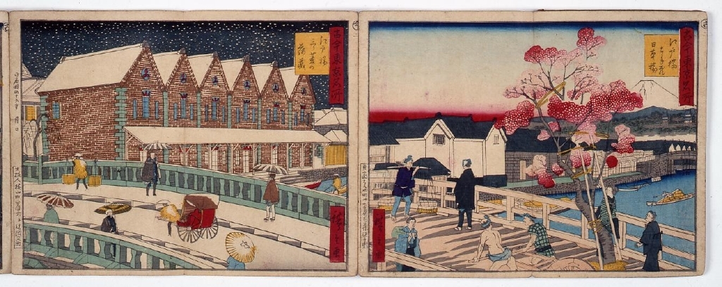 作品画像:画帖 古今東京名所