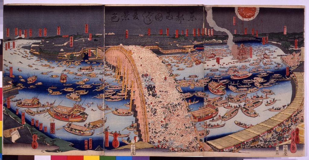 作品画像:東都両国ばし夏景色
