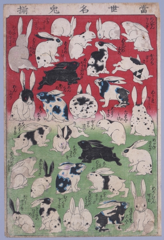 作品画像:当世名兎揃