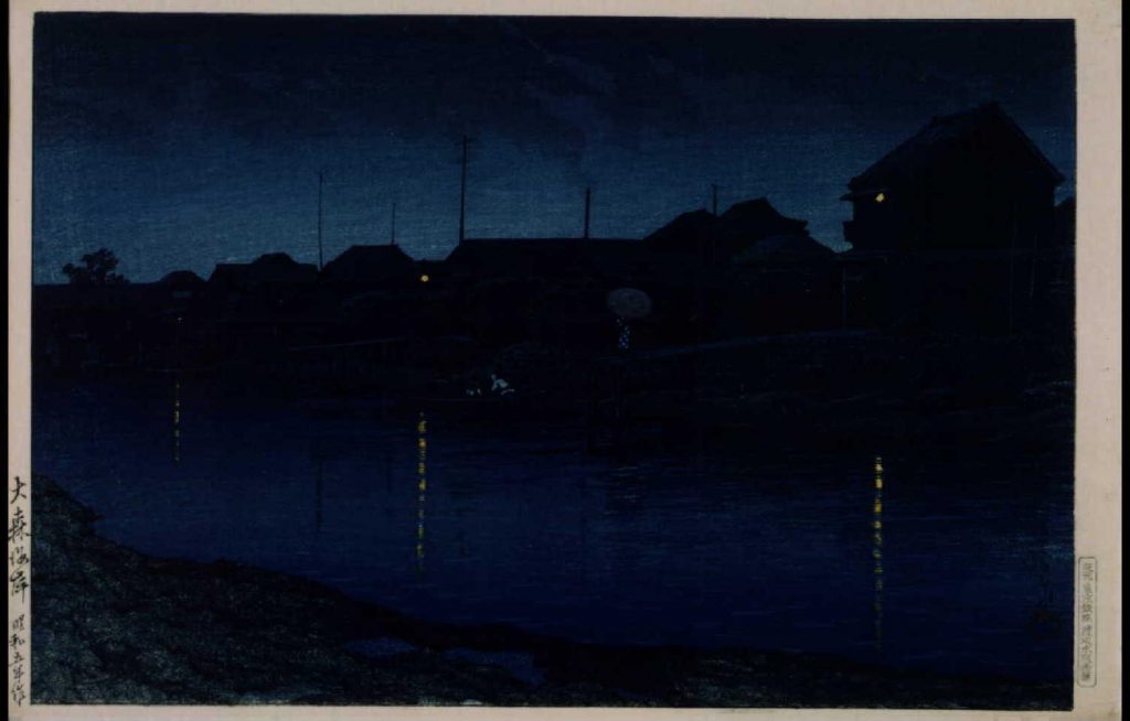 作品画像:東京二十景 大森海岸
