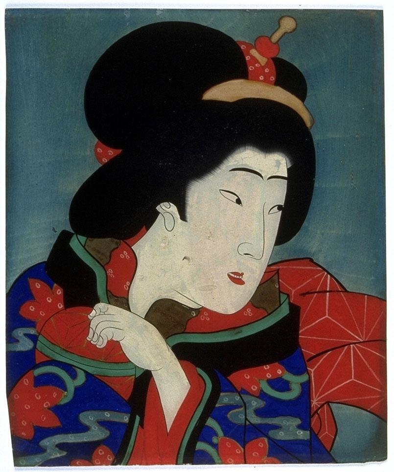 作品画像:ガラス絵