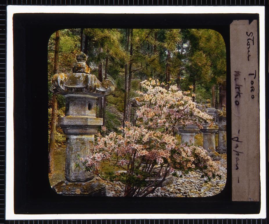 作品画像:日光 灯篭(幻燈原板)