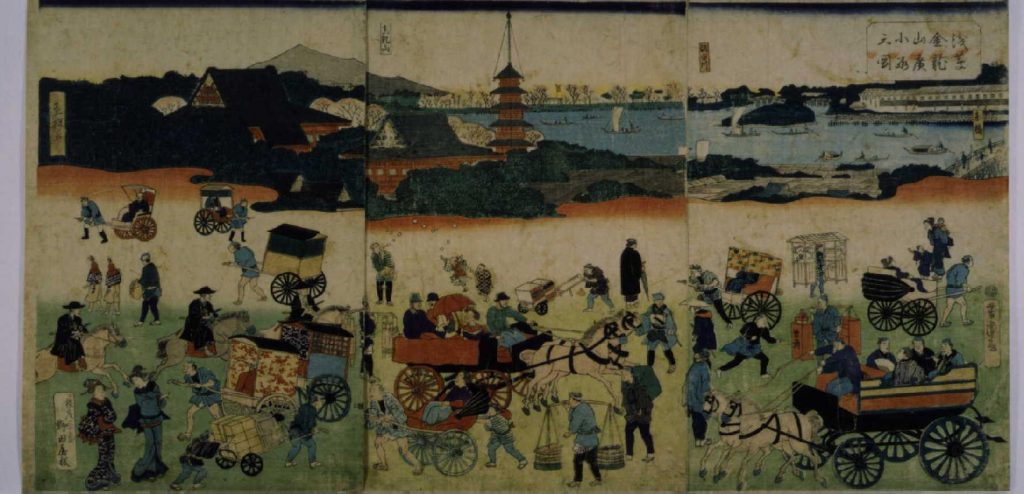 浅草金龍山広小路之図